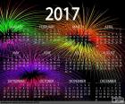 Takvim 2017, mutlu yeni yıl